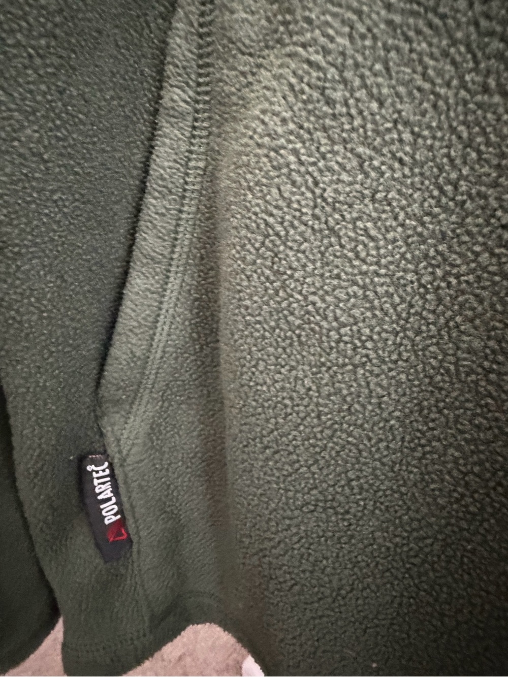 USMC Peckham Polartec Fleece Pullover Jacket Shirt Olive Green Size Large - Picture 6 of 6